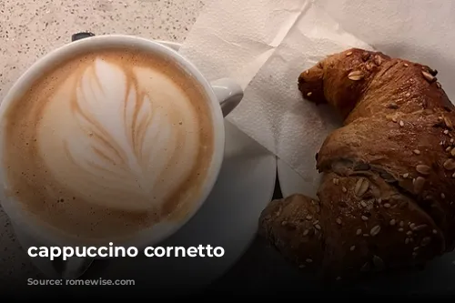 cappuccino cornetto