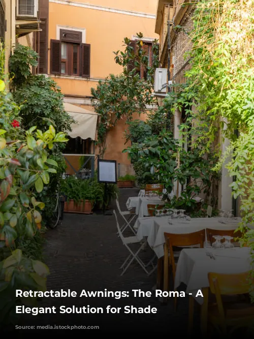 Retractable Awnings: The Roma - A Timeless, Elegant Solution for Shade