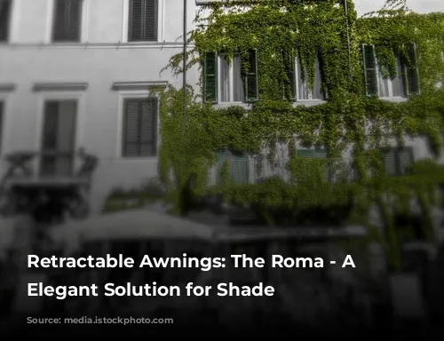 Retractable Awnings: The Roma - A Timeless, Elegant Solution for Shade