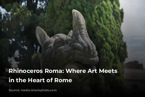 Rhinoceros Roma: Where Art Meets History in the Heart of Rome