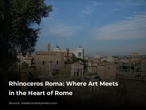 Rhinoceros Roma: Where Art Meets History in the Heart of Rome