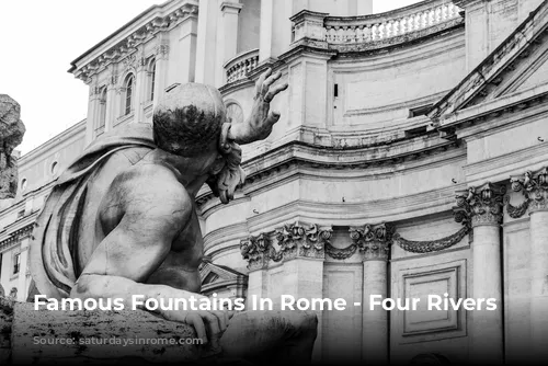 Famous Fountains In Rome - Four Rivers