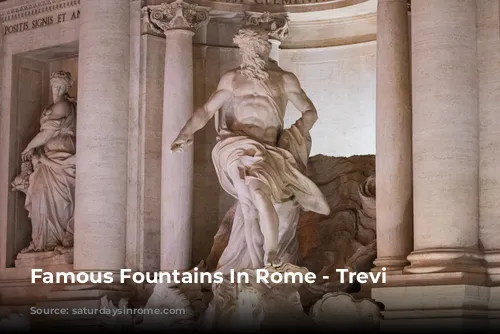 Famous Fountains In Rome - Trevi Fountain