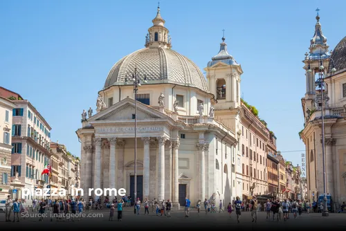 piazza in rome