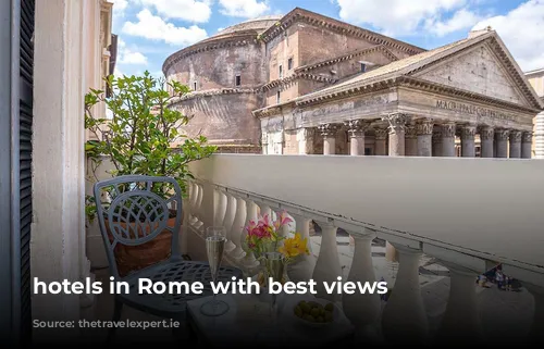 hotels in Rome with best views