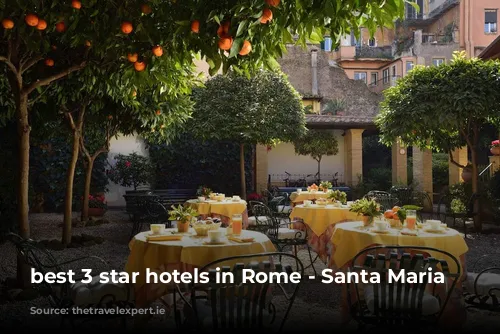 best 3 star hotels in Rome - Santa Maria Hotel 