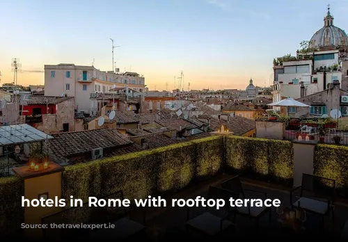 hotels in Rome with rooftop terrace