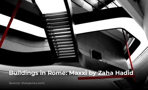 Buildings in Rome: Maxxi by Zaha Hadid