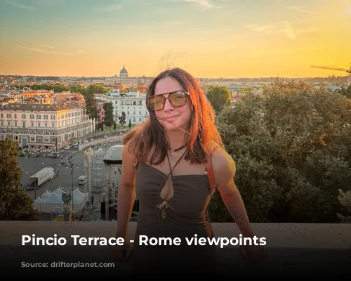 Pincio Terrace - Rome viewpoints