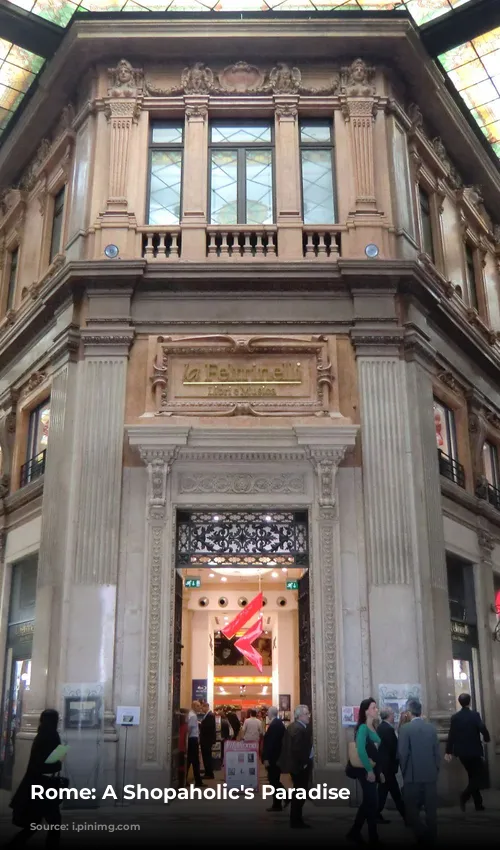 Rome: A Shopaholic's Paradise