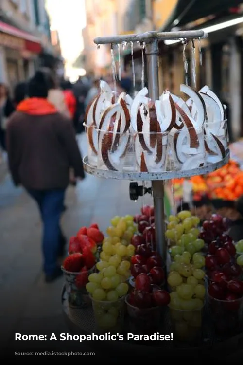 Rome: A Shopaholic's Paradise!