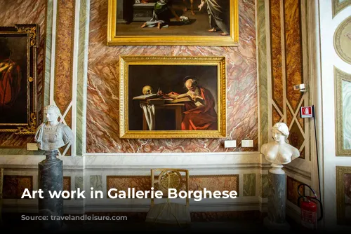 Art work in Gallerie Borghese 