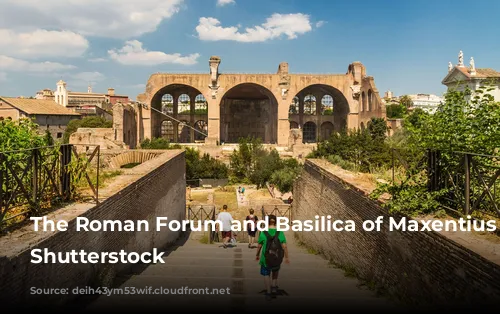 The Roman Forum and Basilica of Maxentius © Shutterstock