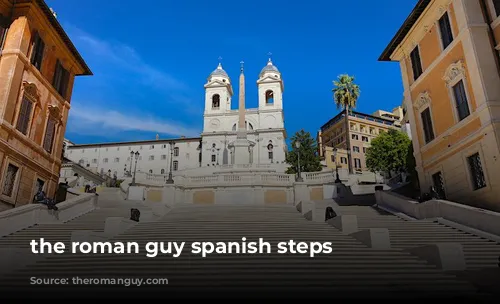 the roman guy spanish steps