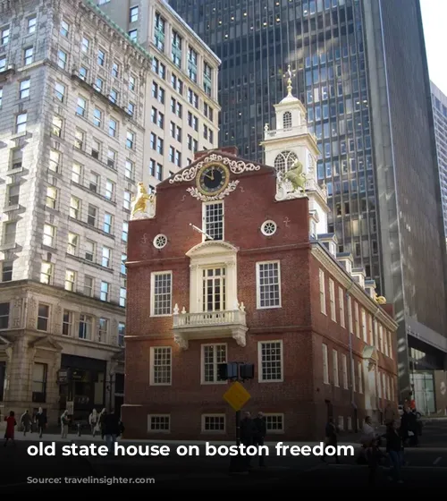 old state house on boston freedom trail