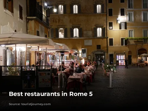 Best restaurants in Rome 5