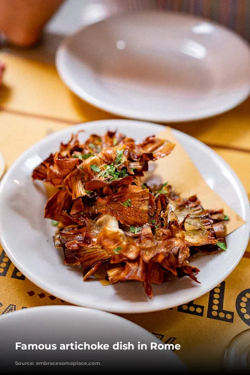 Famous artichoke dish in Rome