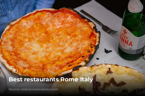 Best restaurants Rome Italy