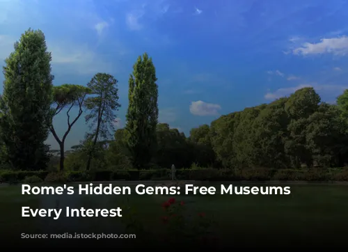 Rome's Hidden Gems: Free Museums for Every Interest