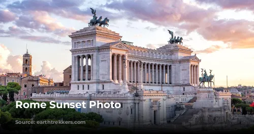 Rome Sunset Photo