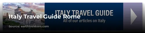 Italy Travel Guide Rome