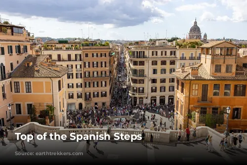 Top of the Spanish Steps