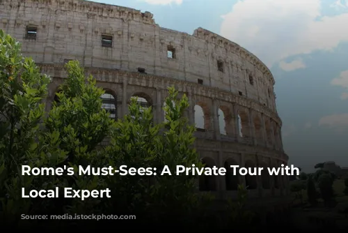 Rome's Must-Sees: A Private Tour with a Local Expert