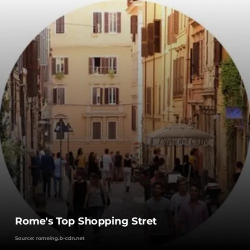 Rome's Top Shopping Stret