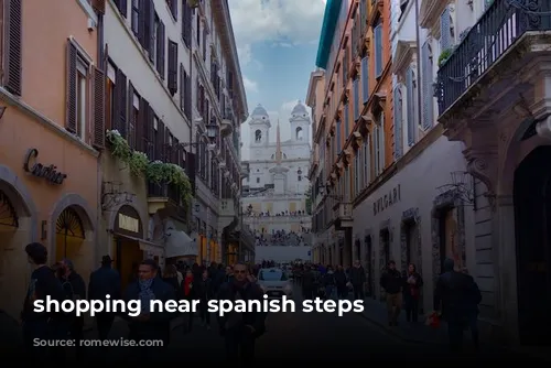 shopping near spanish steps