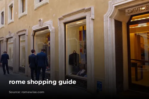 rome shopping guide