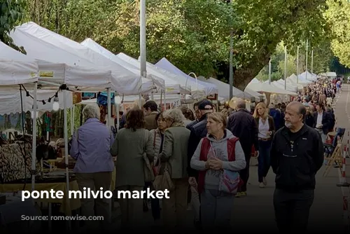 ponte milvio market