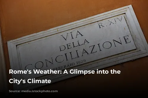 Rome's Weather: A Glimpse into the Eternal City's Climate