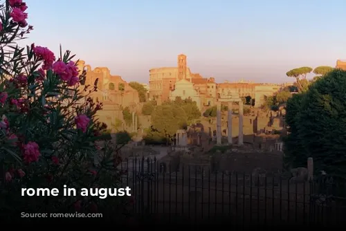 rome in august