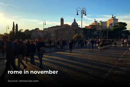 rome in november