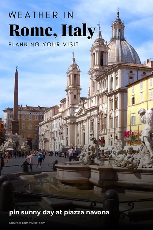 pin sunny day at piazza navona