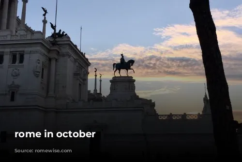 rome in october