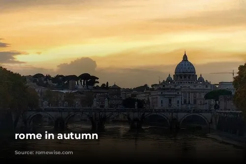 rome in autumn