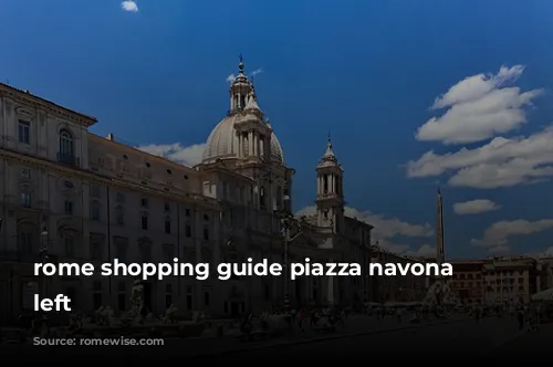 rome shopping guide piazza navona long left