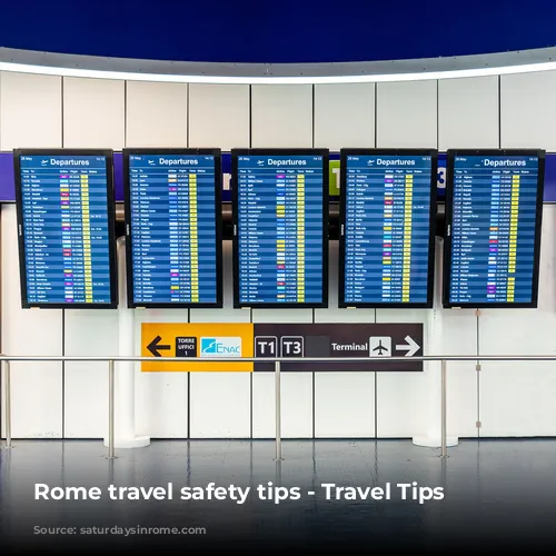 Rome travel safety tips - Travel Tips