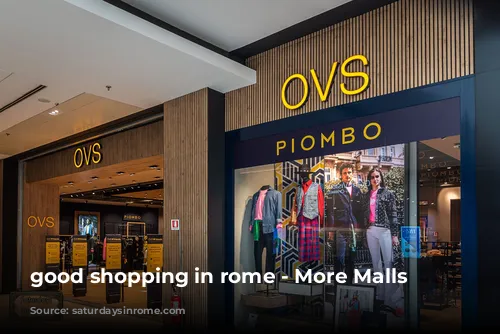 good shopping in rome - More Malls