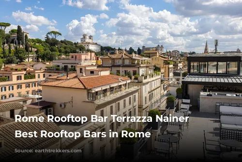 Rome Rooftop Bar Terrazza Nainer | Best Rooftop Bars in Rome