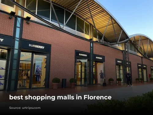 best shopping malls in Florence
