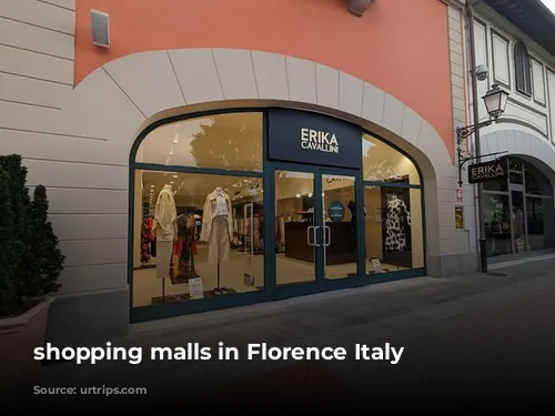 shopping malls in Florence Italy