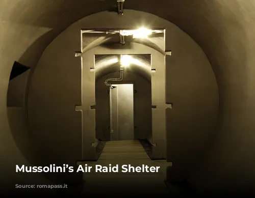 Mussolini’s Air Raid Shelter