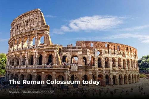 The Roman Colosseum today