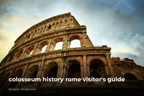 colosseum history rome visitor's guide