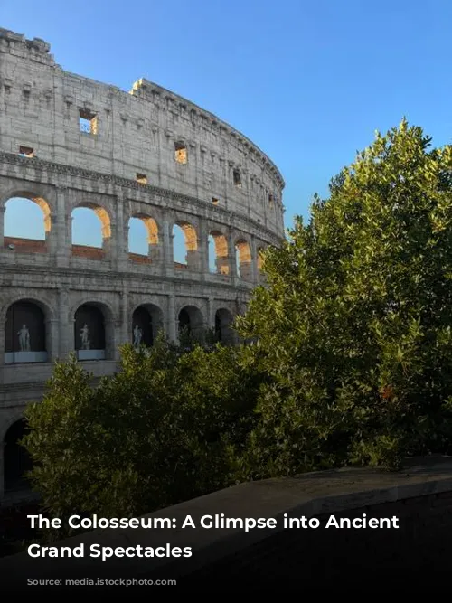 The Colosseum: A Glimpse into Ancient Rome's Grand Spectacles