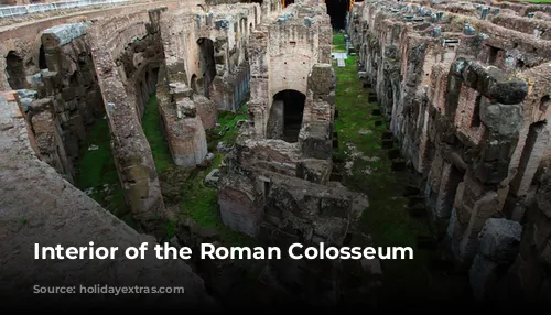 Interior of the Roman Colosseum