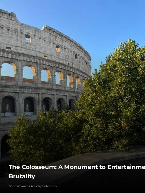 The Colosseum: A Monument to Entertainment and Brutality