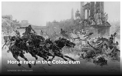 Horse race in the Colosseum